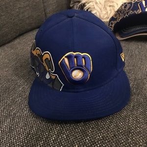 Milwaukee Brewers baseball cap hat